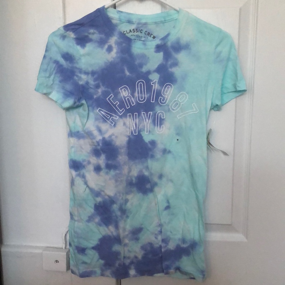 Tye dye aero crew T